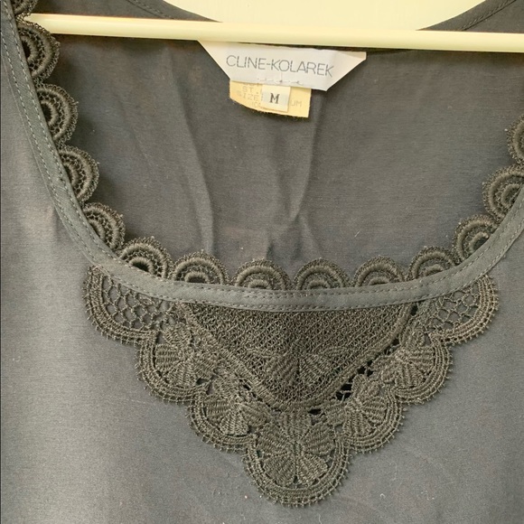 Cline Kolarek Rayon Bolero Jacket & Black Shell M - Picture 6 of 6